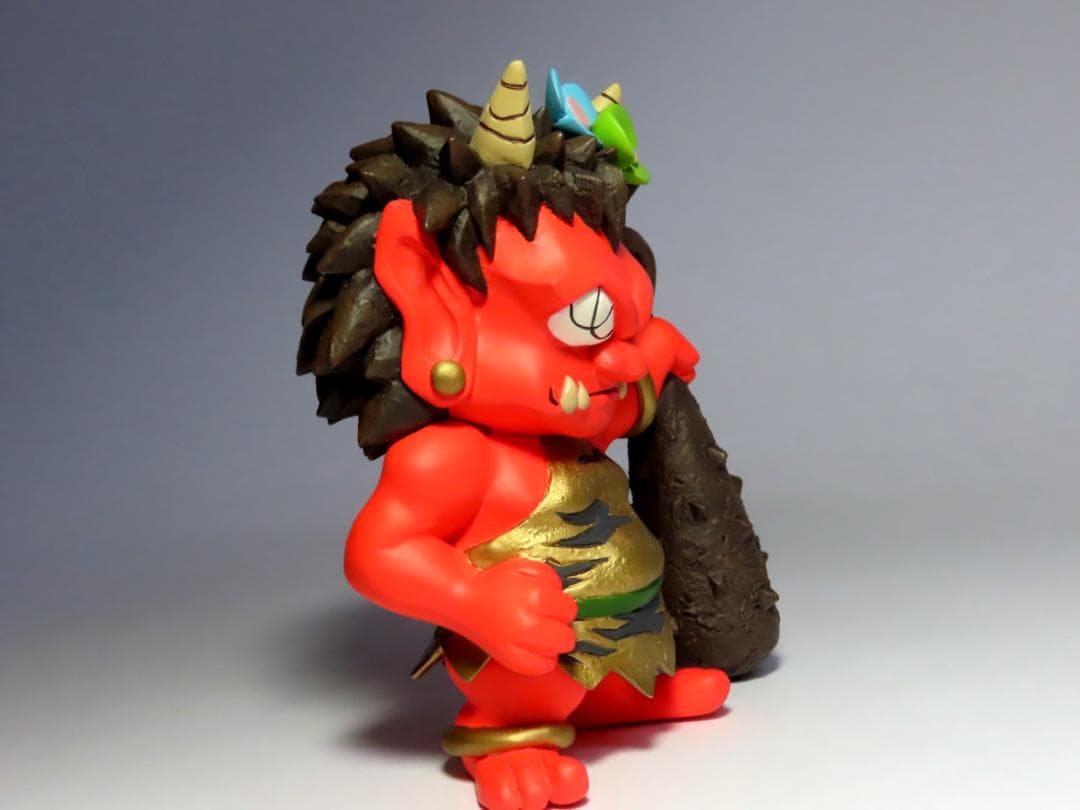 【瀧下和之】　　赤鬼　　桃太郎フィギュア