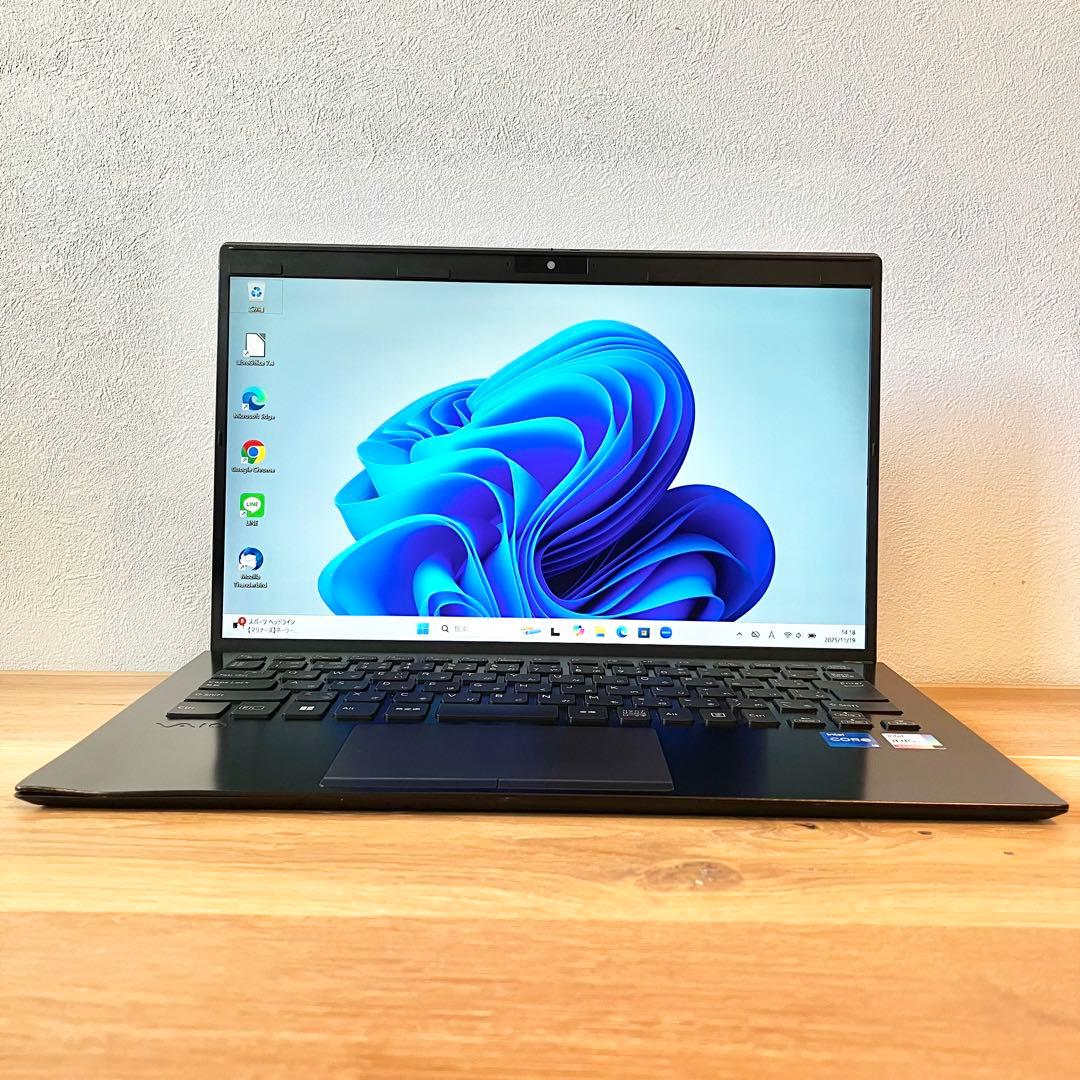 バッテリー良好/16G/VAIO/SSD/Windows11/黒/ノートパソコン