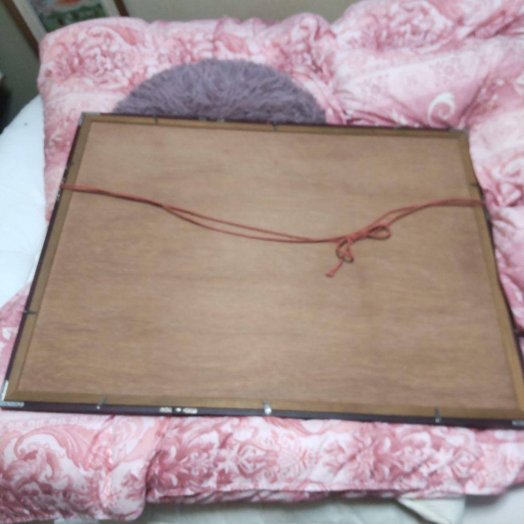 一月セール 版画絵額 孫お休みなさい