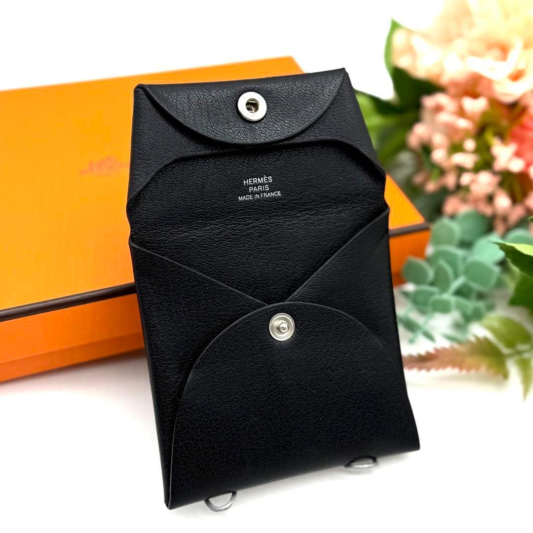 ✨極上美品✨エルメス カルヴィ バスティア ケース ブラック M85