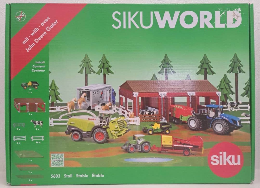 SIKU WORLD ジクワールド 5603 農場　ボーネルンド　ミニカー　動物