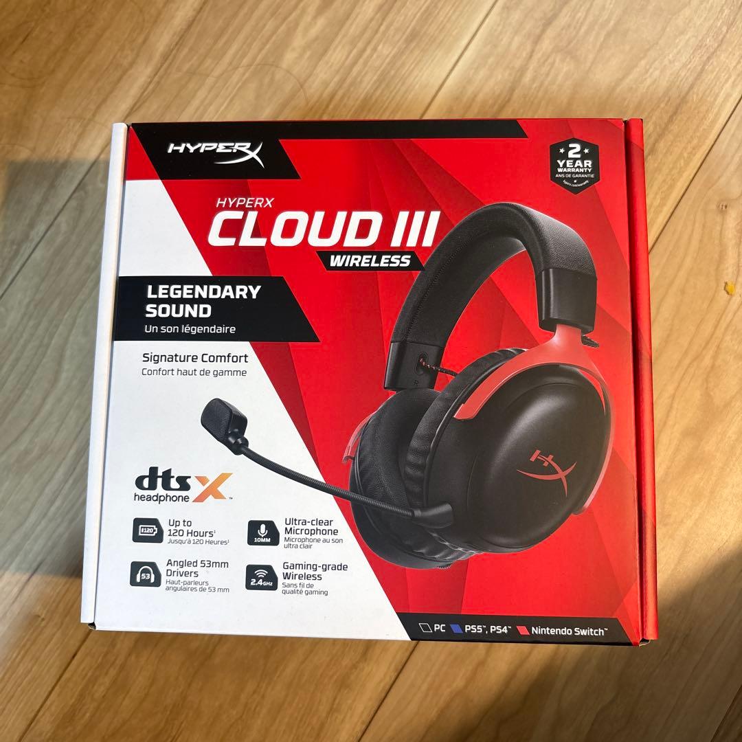 HyperX Cloud III Wireless ゲーミングヘッドセット
