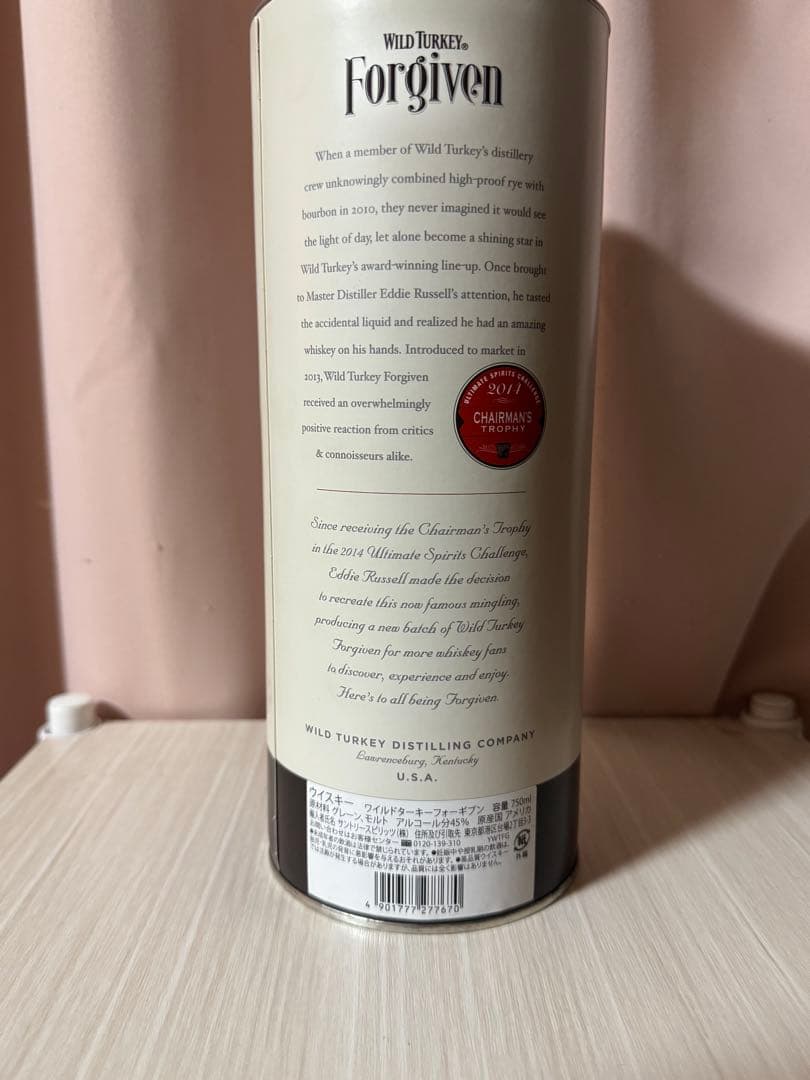 ウイスキー Wild Turkey Forgiven 303 750ml 45.5%