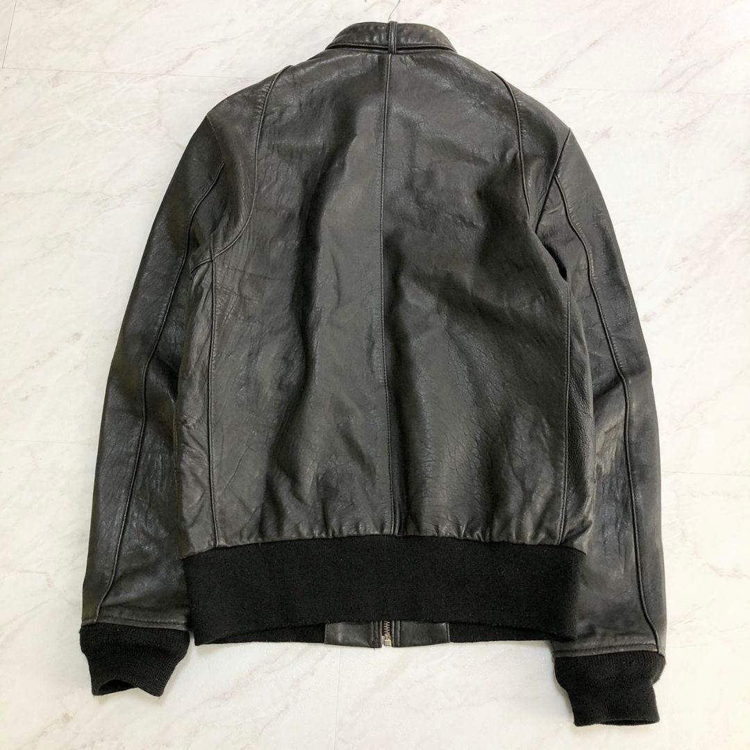 美品☆HYSTERIC GLAMOUR　ローリングストーンズ　ライダース　黒　革