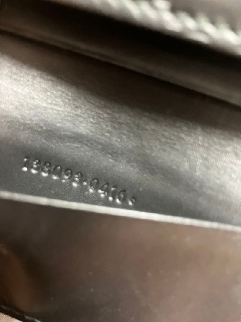 美品　GUCCI グッチ　GGシマライン　ブラック レザー　6連キーケース