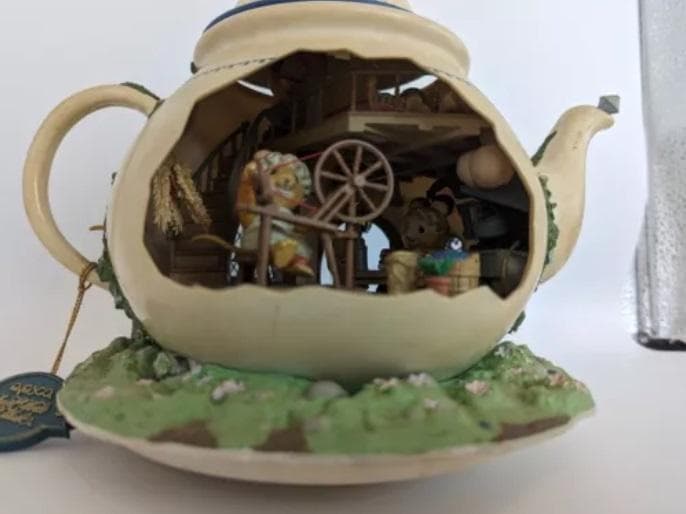 ENESCO エネスコ オルゴール Teapot ティーポット バンガロー