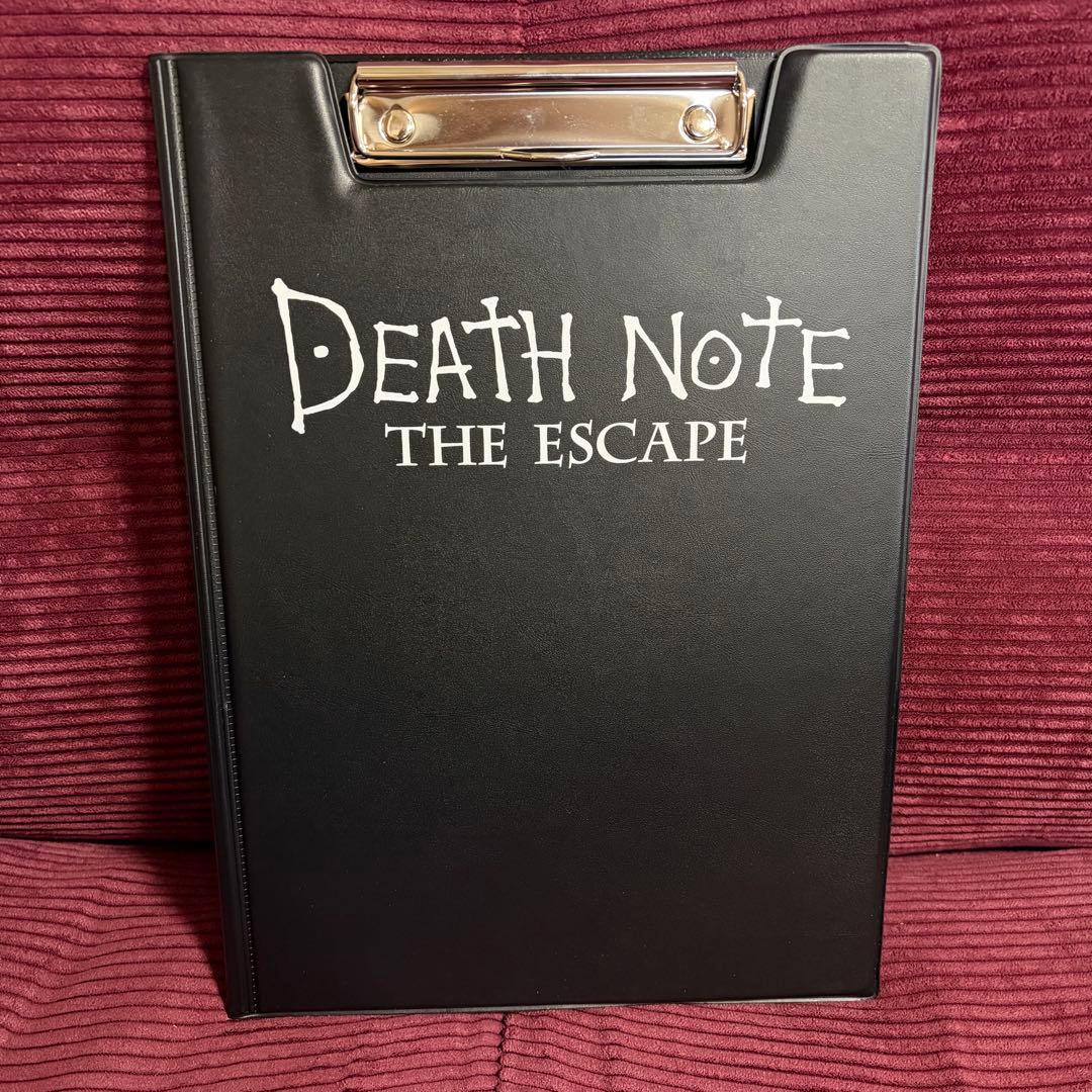 デスノート レア USJ 脱出ゲーム参加チラシ バインダー DEATHNOTE