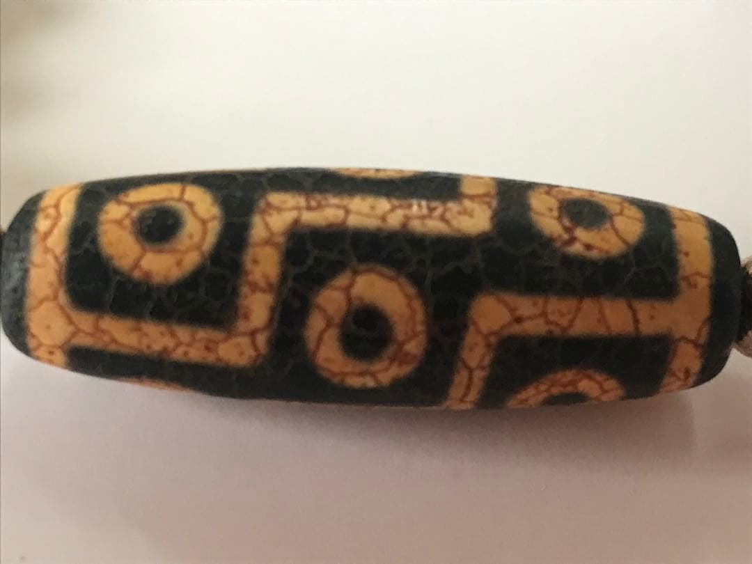 【最上】火供黄龍紋九眼.龍眼天珠×《極希少》ガウリンシャンカール.スモーキー