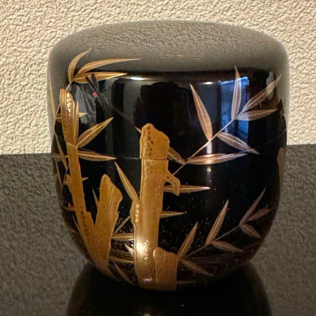 茶道具　《棗》蛍蒔絵　利休