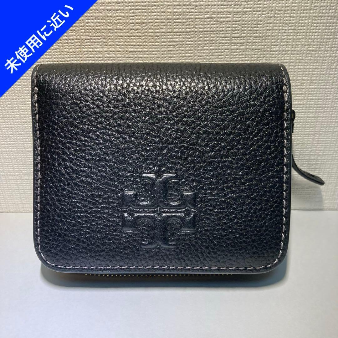 【美品】TORY BURCH トリーバーチ 財布 ブラック レザー