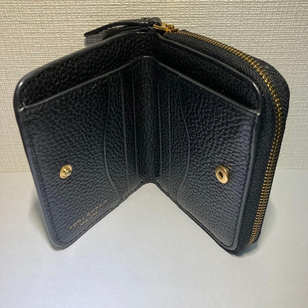 【美品】TORY BURCH トリーバーチ 財布 ブラック レザー