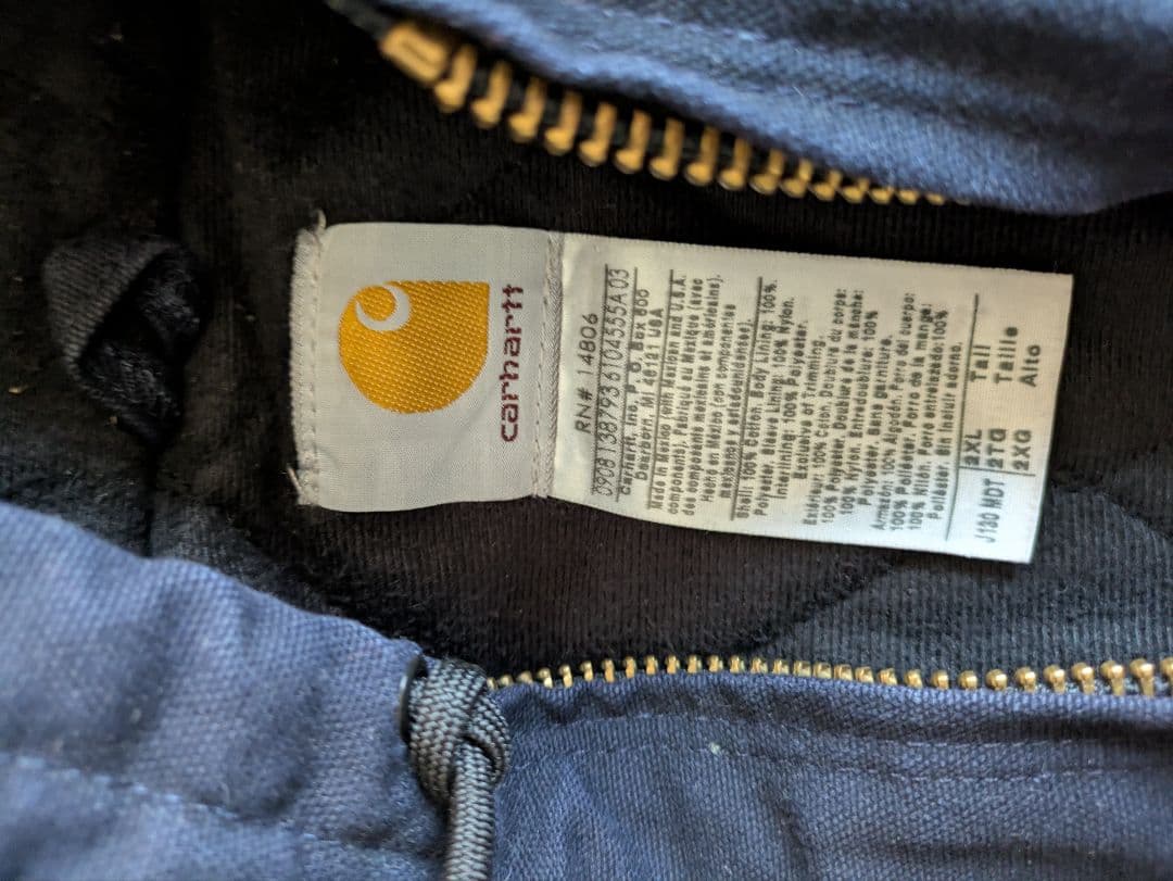 Carhartt ダックジャケット ネイビー