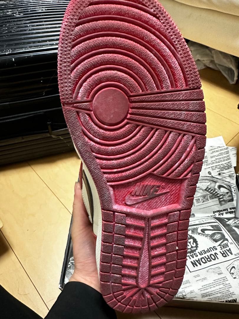 Nike Air Jordan 赤白 スニーカー 本体