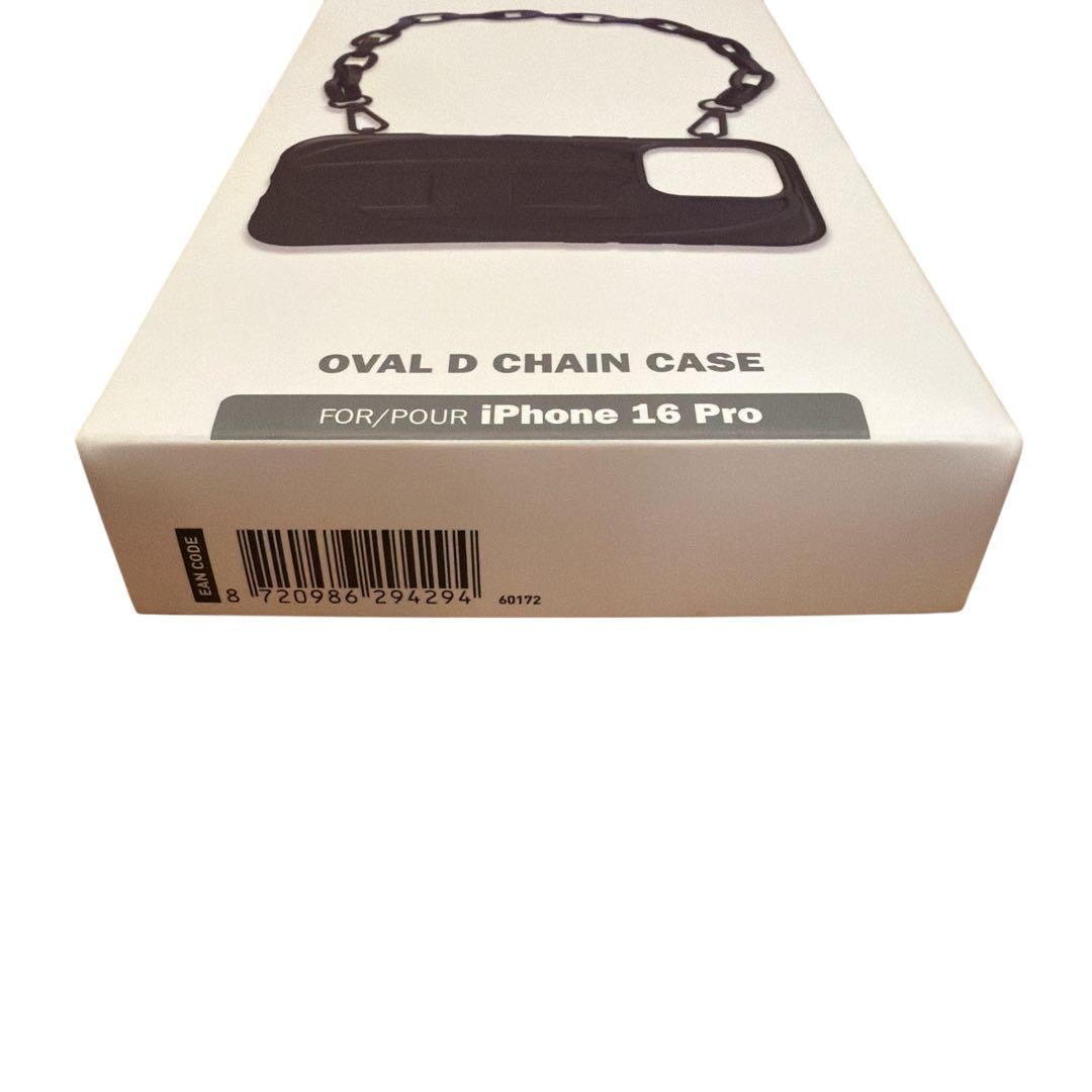 iPhoneアクセサリー DIESEL OVAL D CHAIN CASE for iPhone16Pro