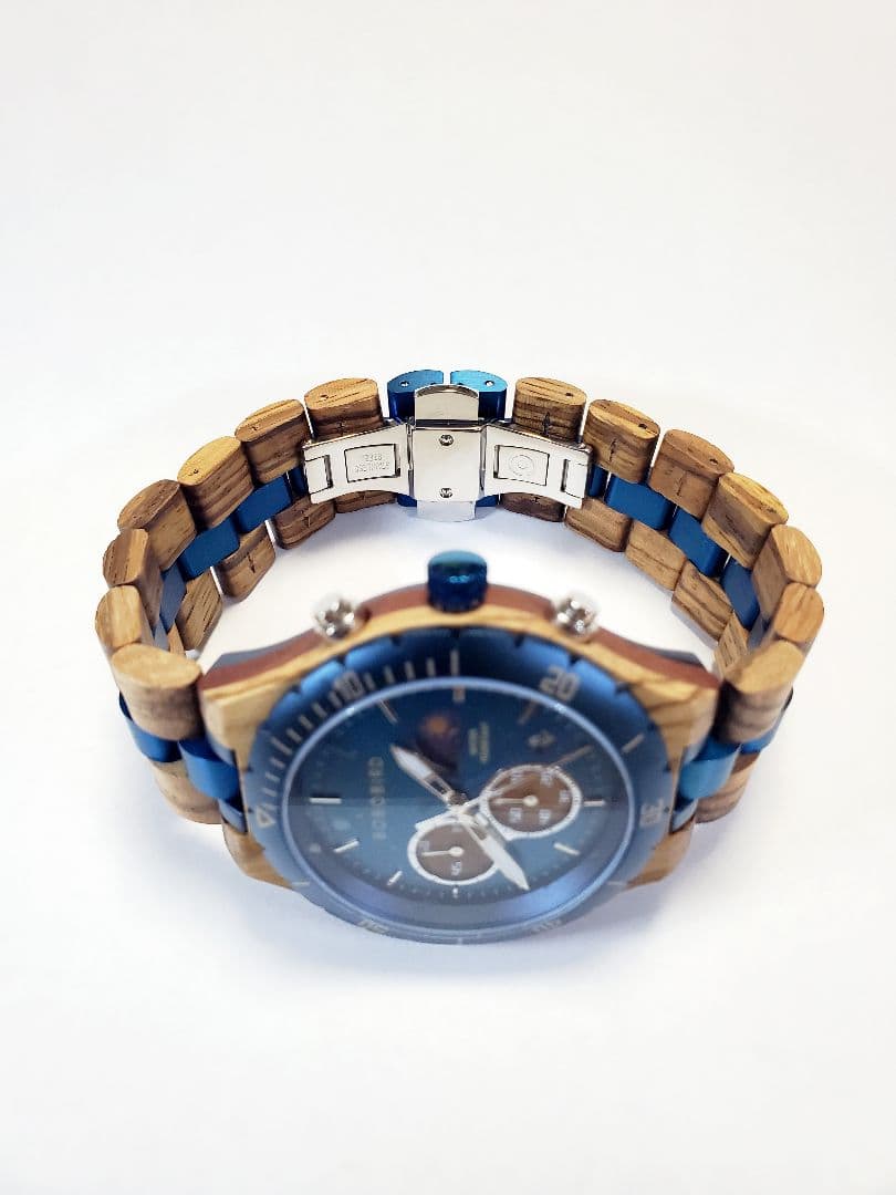 残り一つ❗新品未使用 ボボバード メンズ 木製腕時計 クロノグラフ T111-3