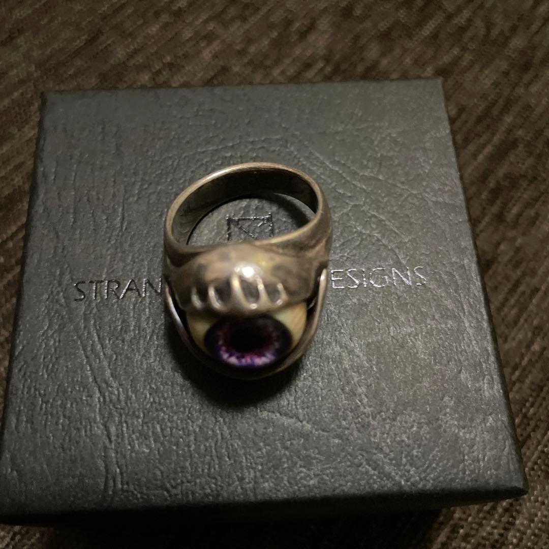 【廃盤品】義眼リング 血管入り ストレンジフリーク シルバー925 21号