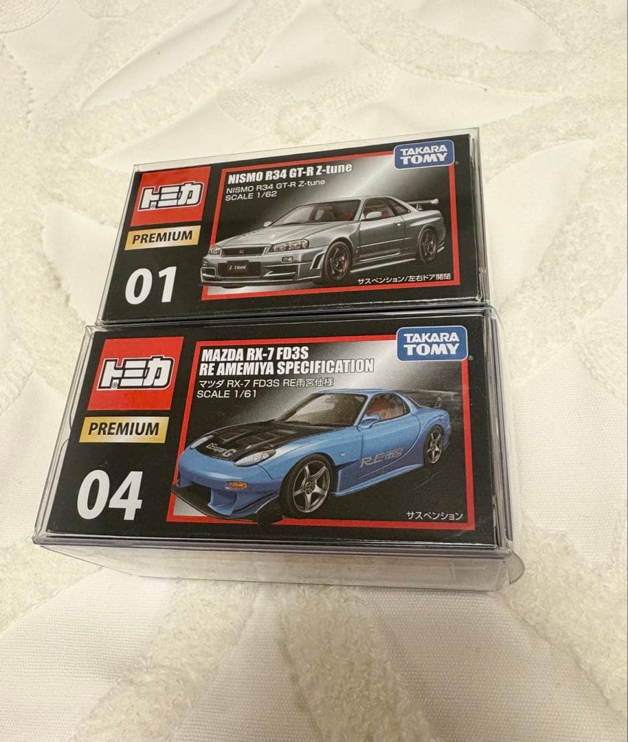【新品未使用】トミカプレミアム NISMO R34 GT-R &マツダ RX-7