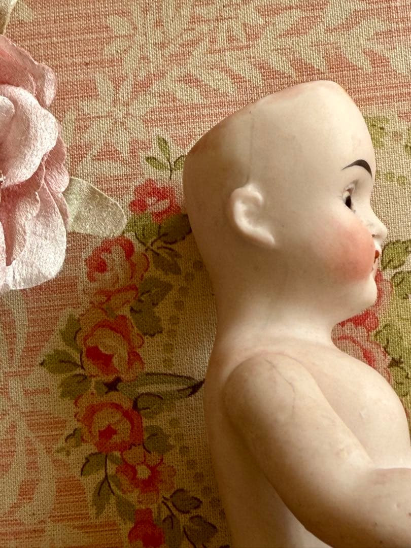 アンティーク　ミニョネット　ドール　オールビスク