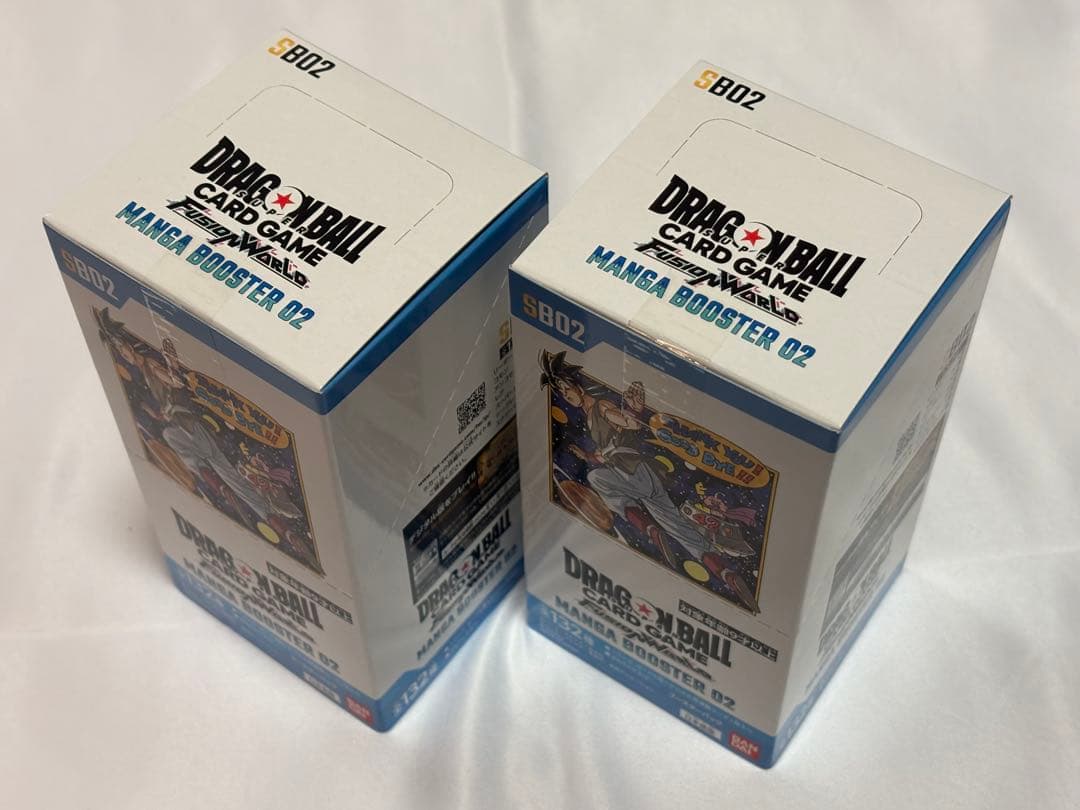 ドラゴンボールカード　マンガブースター　02 未開封box テープあり　2箱