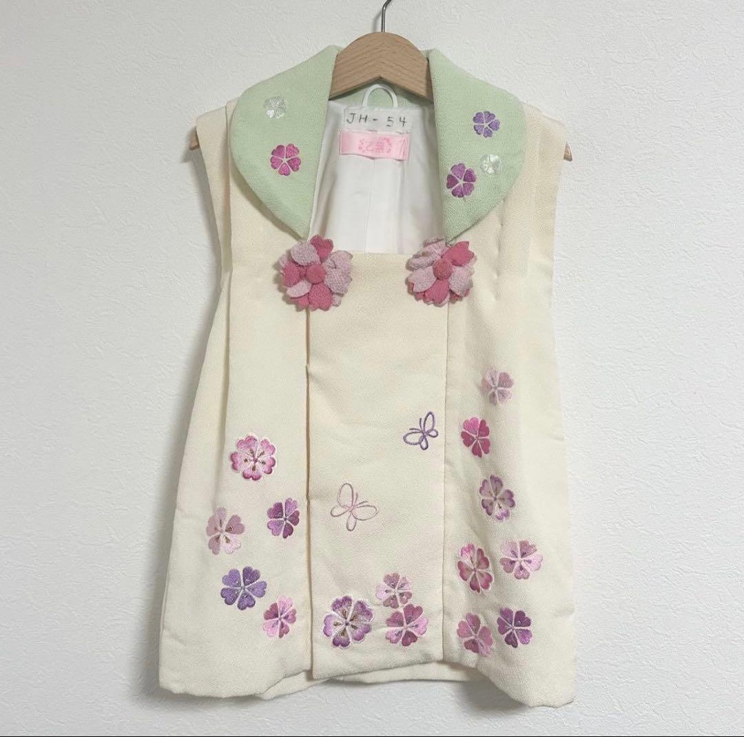 乙葉 七五三 3歳 着物 被布 刺繍 金糸