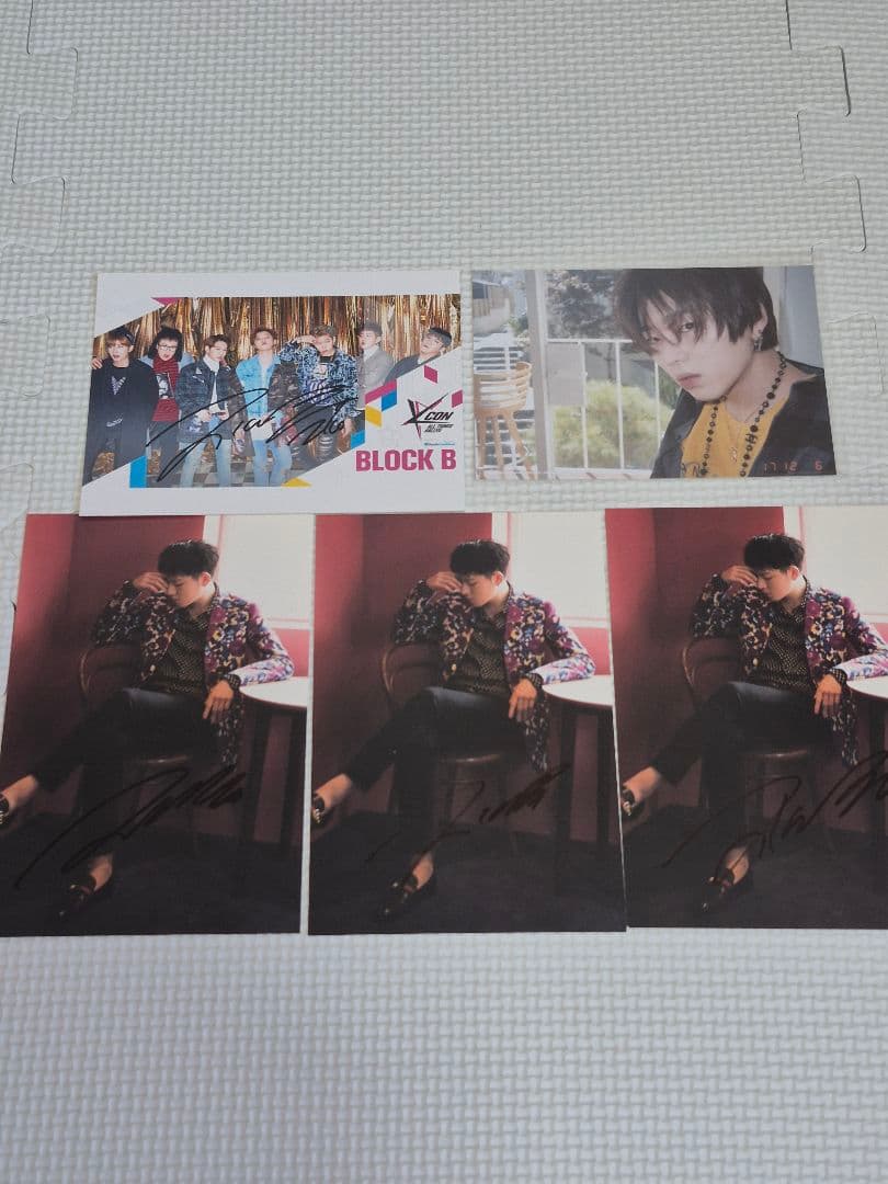 Block B と ZICO のグッズ トレカ 生写真 ポストカードまとめ売り