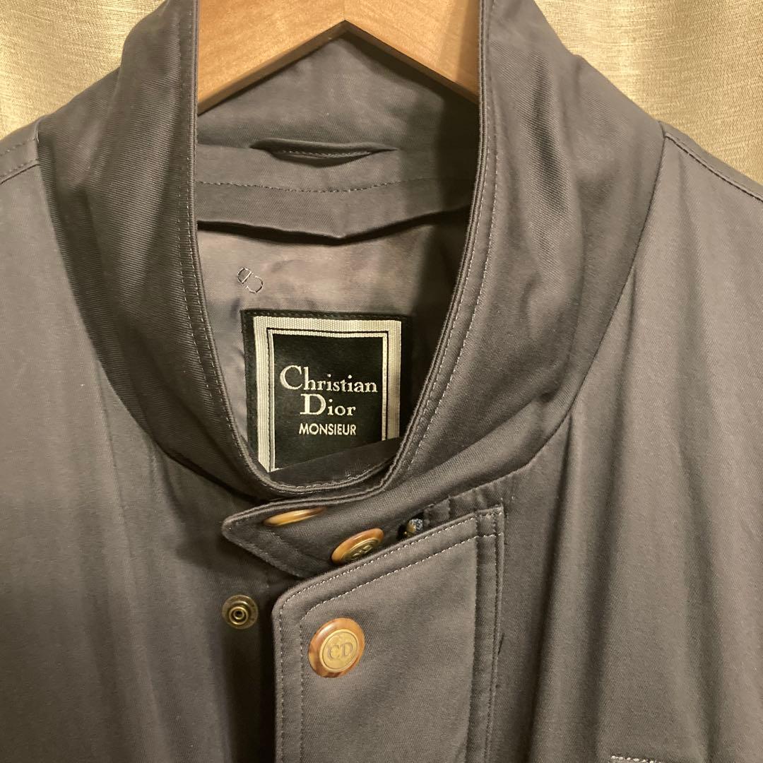 DIOR ライトジャケット コート クリスチャンディオール ネイビー 古着