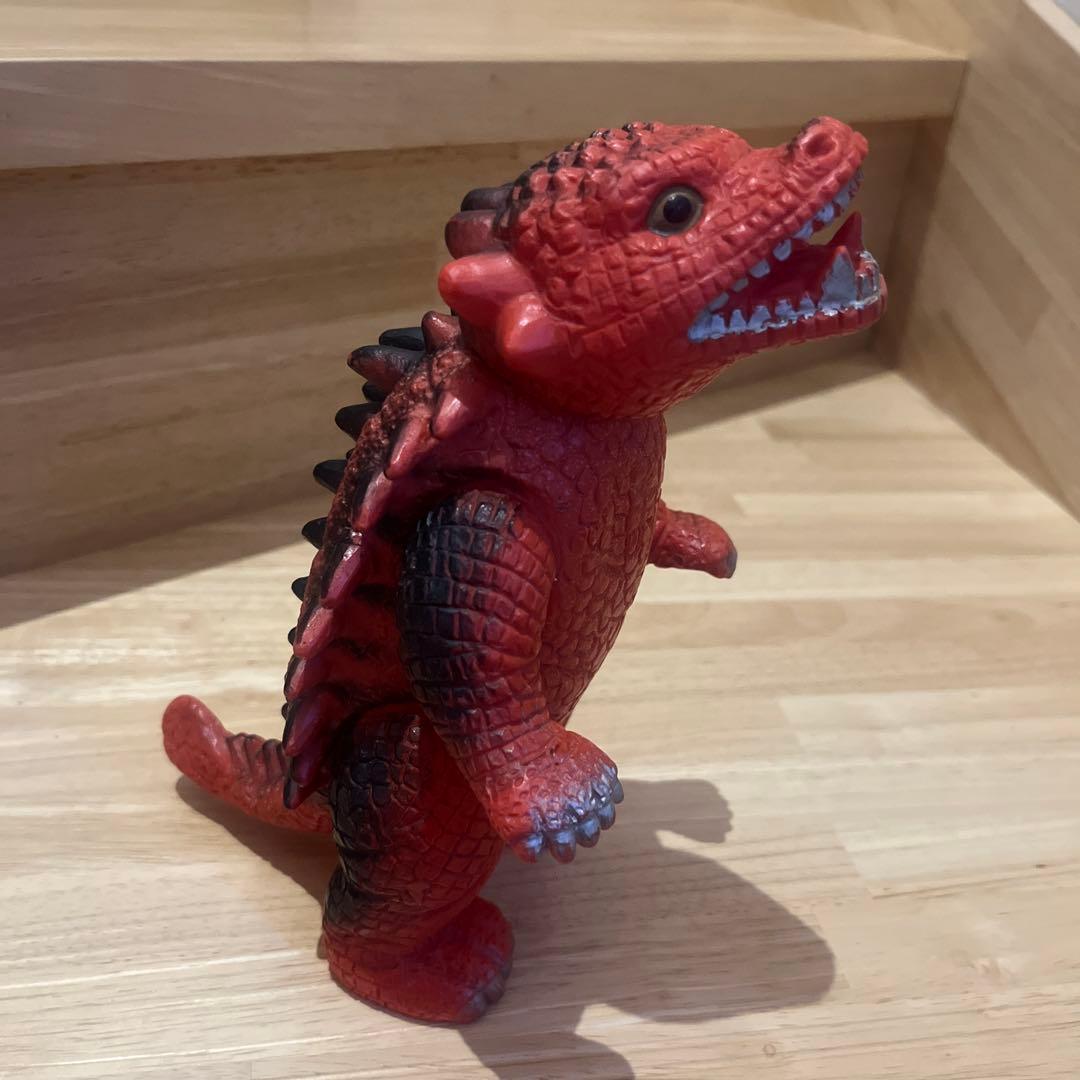 k*i様 希少 当時物 タカトク アンキロザウルス ソフビ 人形 パチ 怪獣 恐