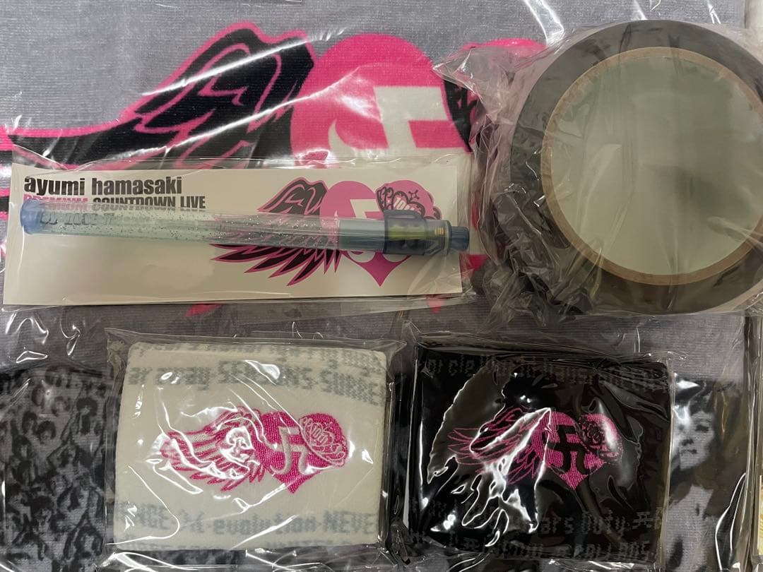 浜崎あゆみ　カウントダウンライブ　2008-2009、スポーツタオル、ポーチ