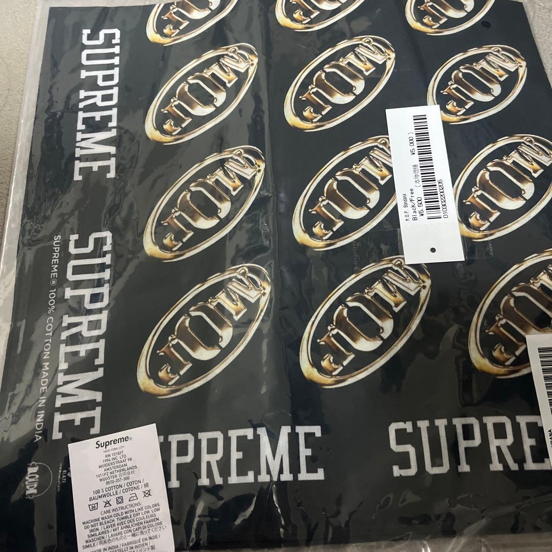 新品未開封Supreme M.O.P. Bandana (エムオービーバンダナ)