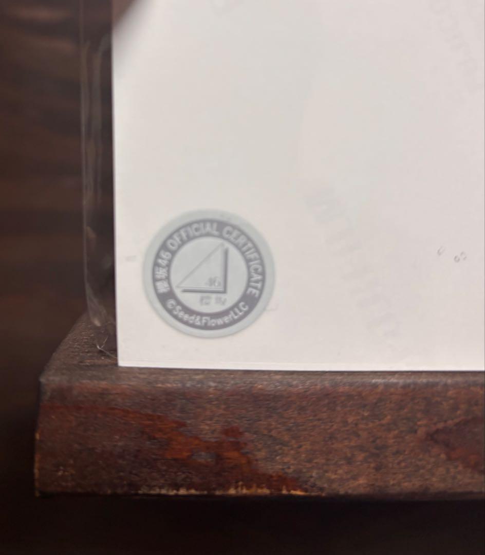 櫻坂46 幸坂茉里乃 直筆 サイン入り 生写真 4thアニラ衣装