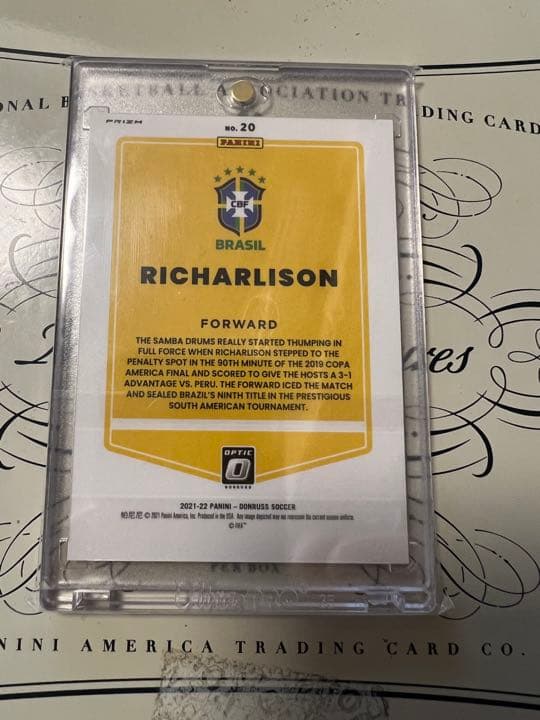 Richarlison Donruss Optic Gold ジャージナンバー