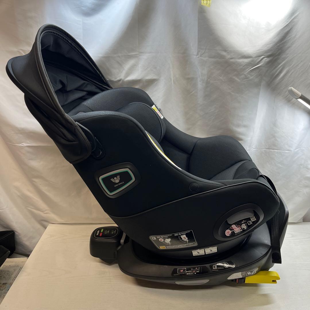 美品 Aprica アップリカ クルリラ ビッテ エックス 黒 ISOFIX
