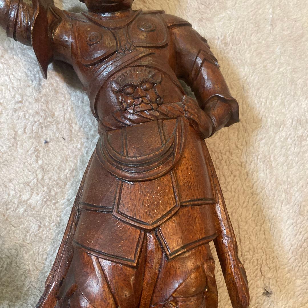 仏教工芸品　時代彫刻　一刀彫　極上彫　木彫仏像