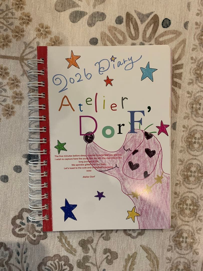 Atelier Dorf 2026 Diary スケジュール帳