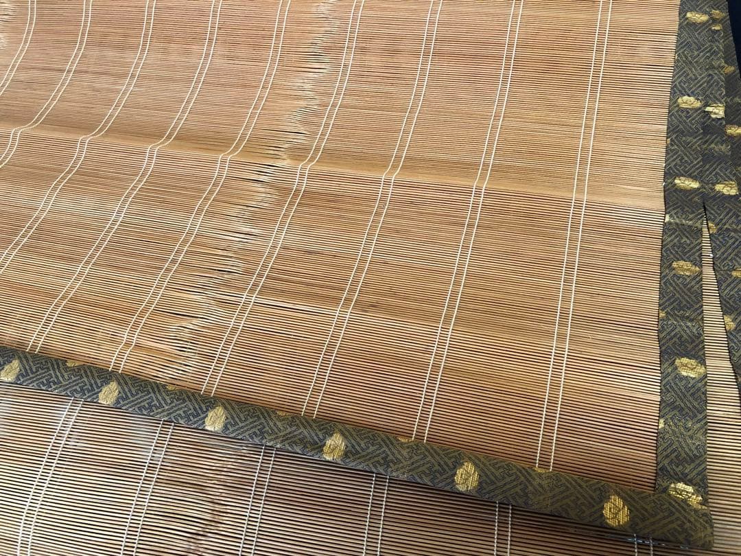 割引❗️御座敷簾 御簾 大小各2枚計4枚組 木箱　250725F1