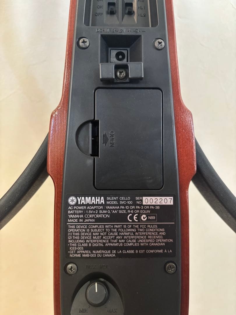 YAMAHA SVC-100 サイレントチェロ ヤマハ SILENT CELLO