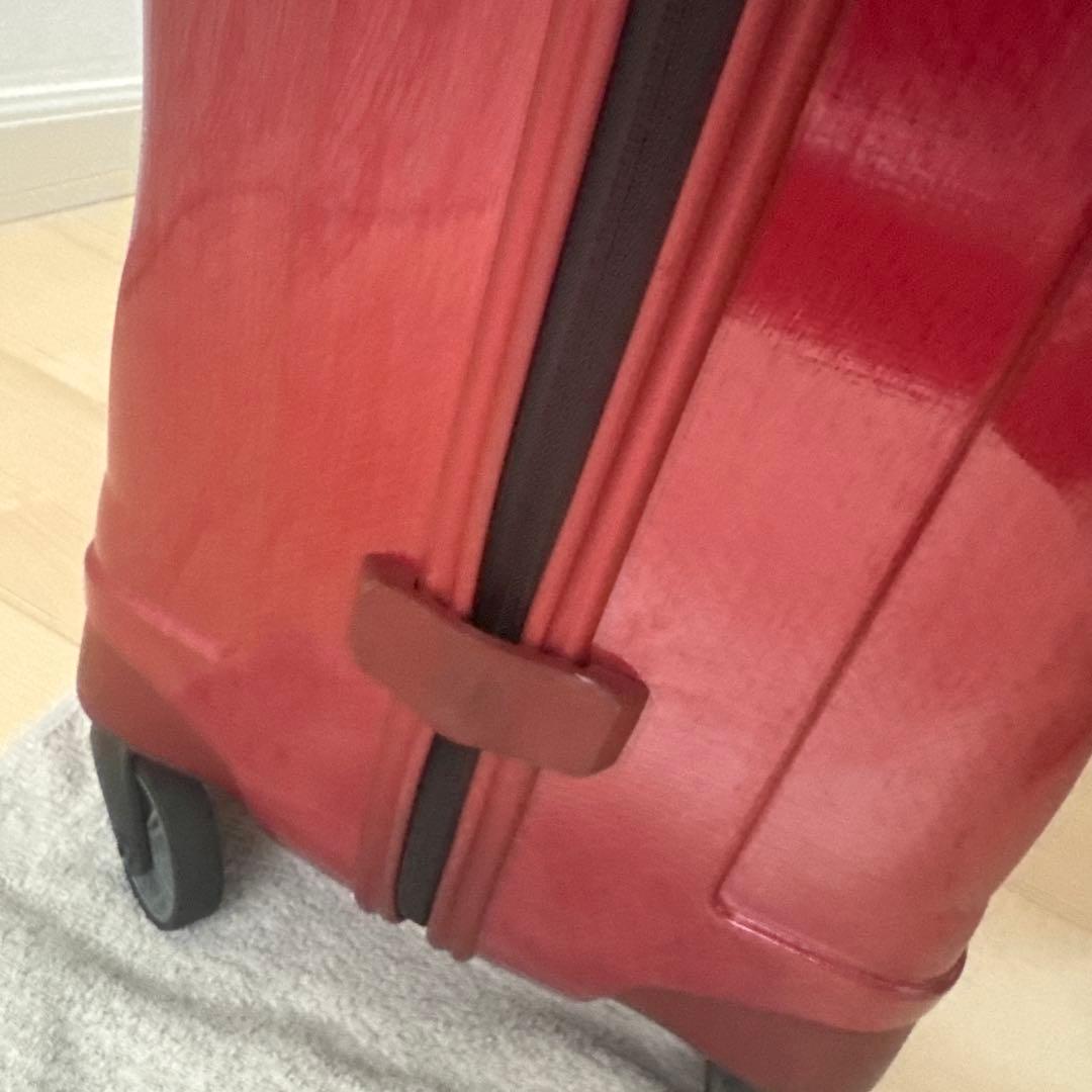 中古　サムソナイト　スーツケース　Lサイズ　赤