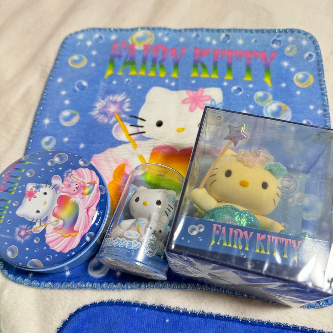 サンリオ　ドールコレクション　フェアリーキティ マスコット ハンカチ 小物入れ