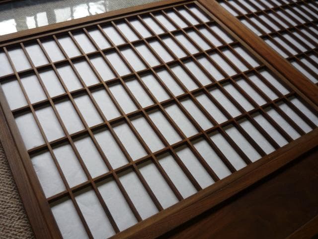 衝立・間仕切り　パーテーション　屏風　ガラス入り