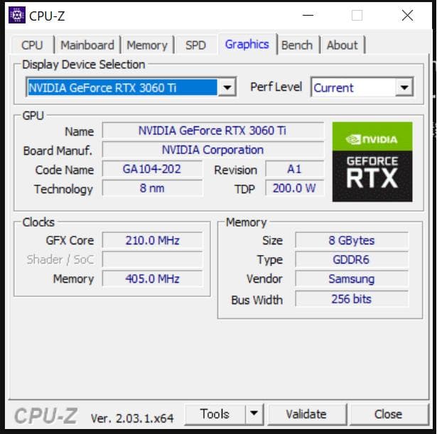 Palit RTX3060Ti DUAL 8GB 256bit 動作確認済