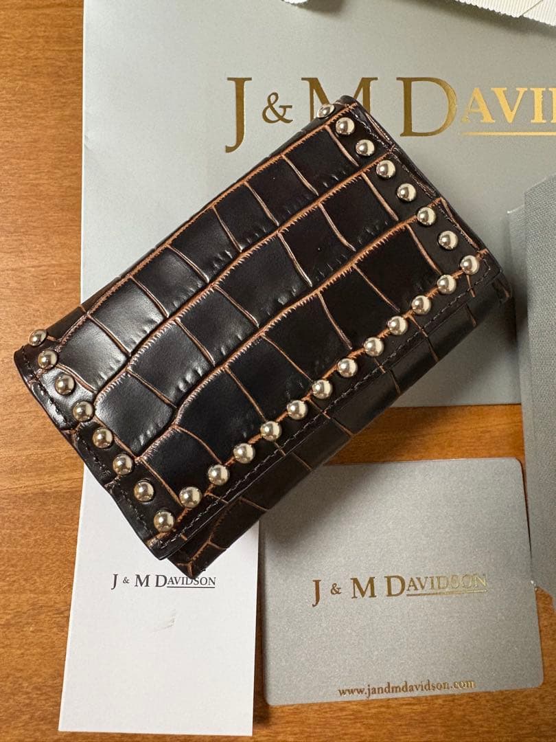 出品本日まで⭐️美品⭐️J&M DAVIDSON フォールドウォレット
