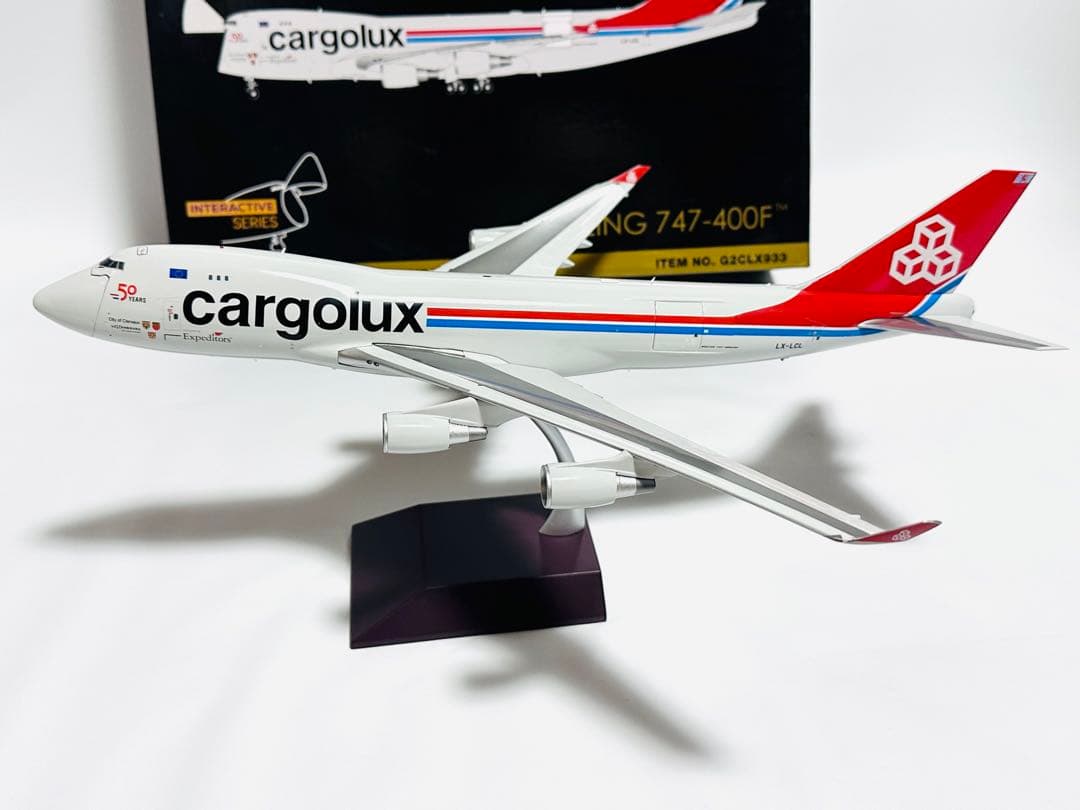 Gemini 1/200 B747-400F cargolux ドア開閉仕様