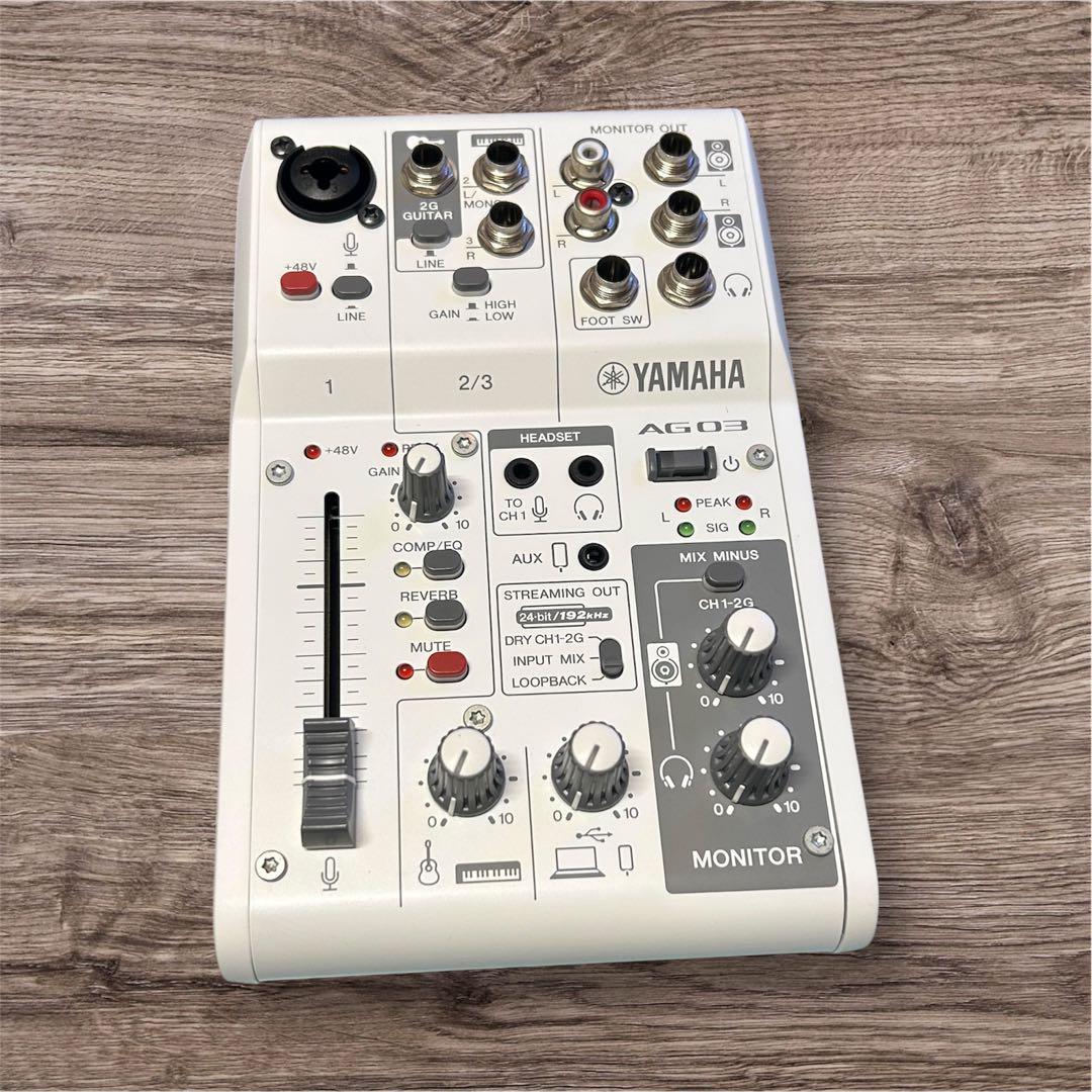 値下げ中！YAMAHA AG03 MK2 ライブストリーミングミキサー