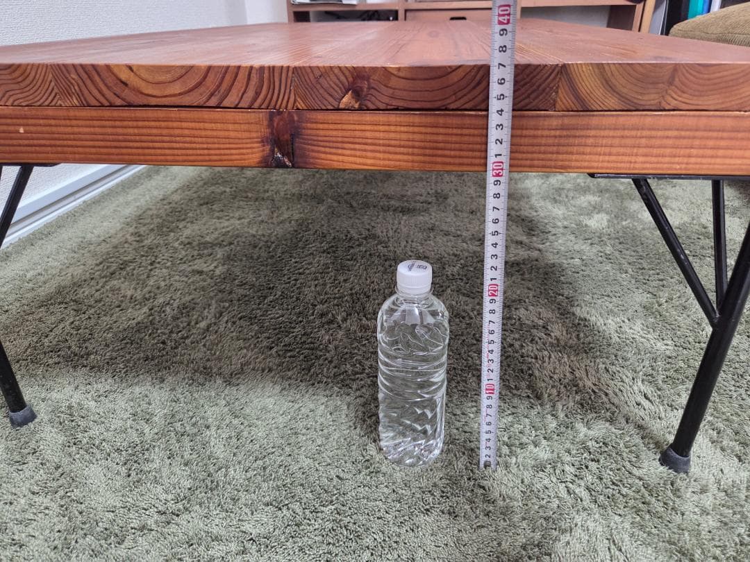 無垢×アイアン　こたつローテーブル