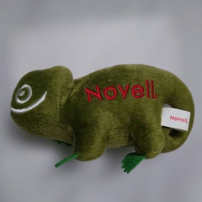 カメレオン ぬいぐるみ SUSE Novell レア 希少