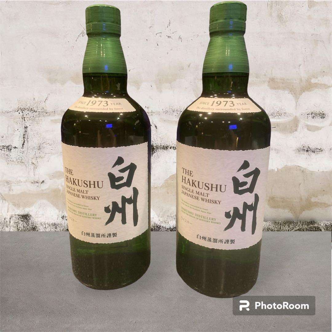 白州 THE HAKUSHU シングルモルトウイスキー 700ml 2本セット