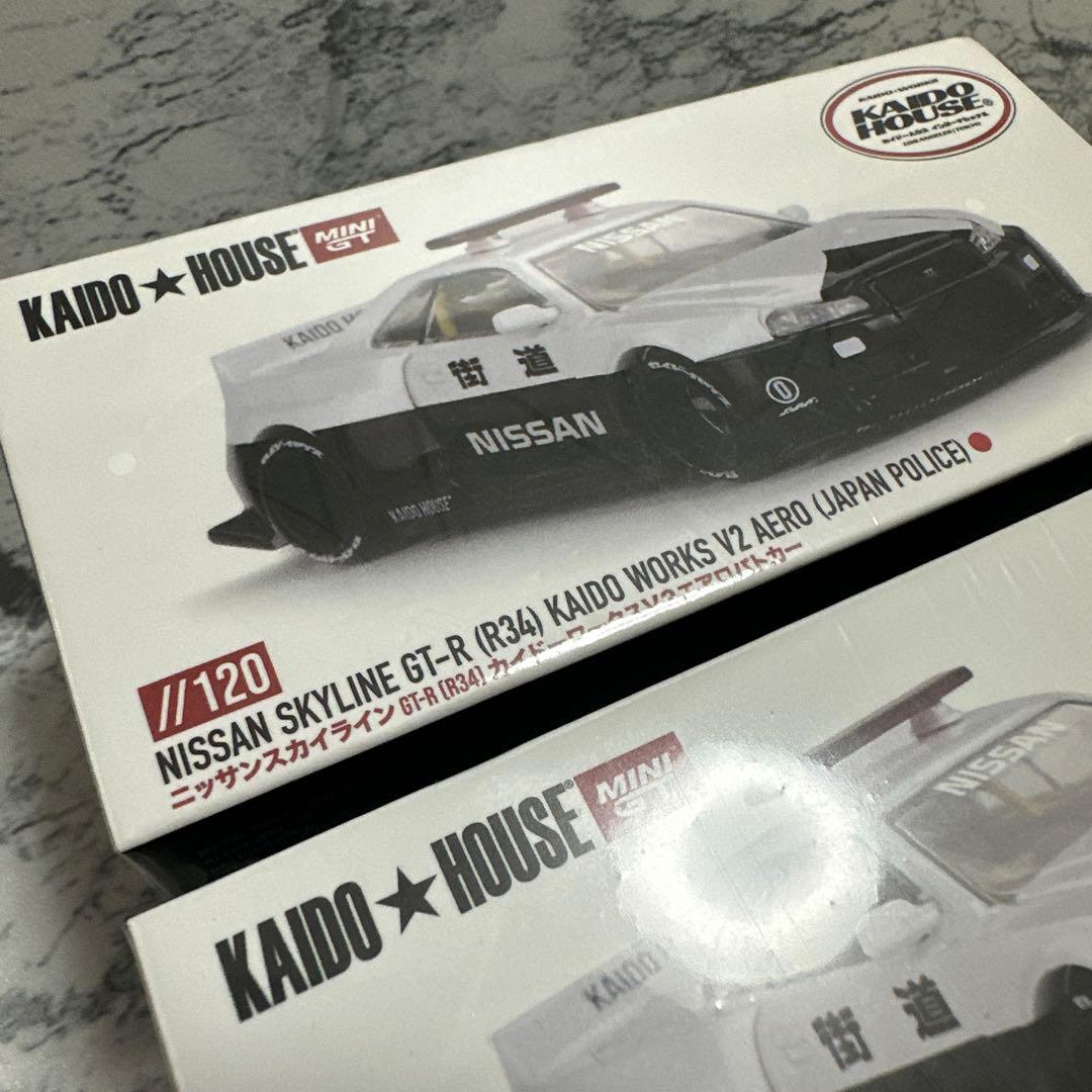 ミニカー KAIDO HOUSE GT-R (R34) //120 POLICE