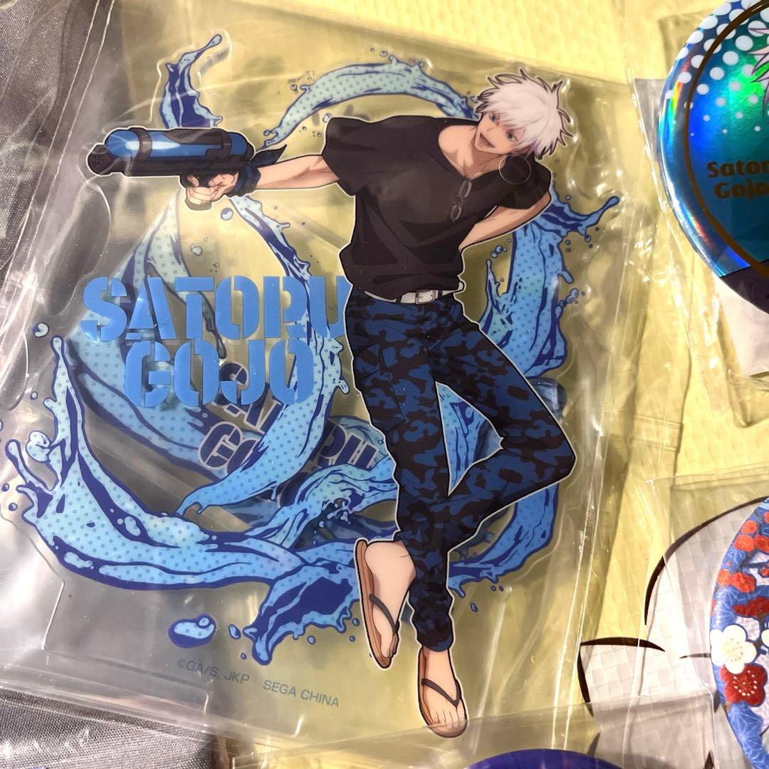 呪術廻戦　五条悟　まとめ売り　缶バッジ　ファンパレ　ファミマ　セガラッキーくじ