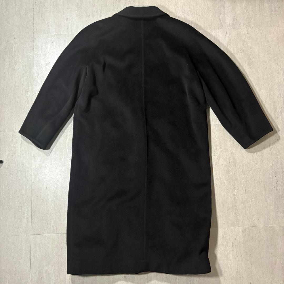 大きいサイズ✨MaxMara　サイズ42　ダブルチェスターコート 黒 ブラック