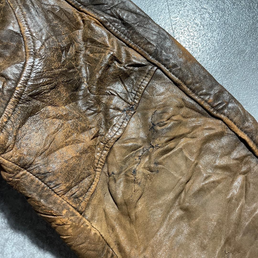 90s StJohn'sBay セントジョンズベイ A2 レザージャケット